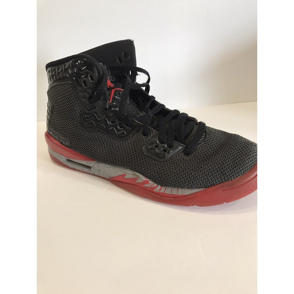 Nike‎ Air Jordan BK high top black red and gray size 7Y